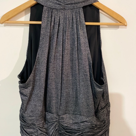 Vintage dark silver formal gown - Picture 4 of 5